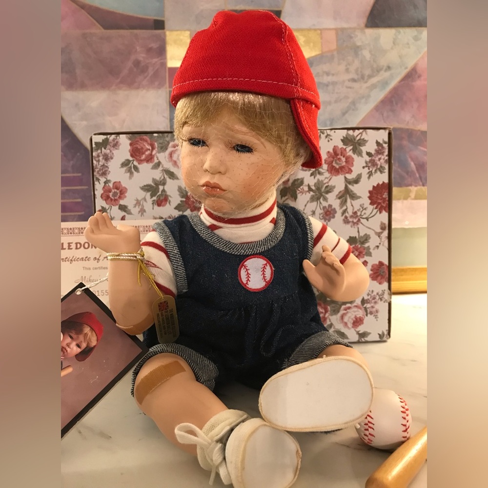 Gustavo F. Wolff “Mikey’s Out” Wimbledon Collection Porcelain Doll